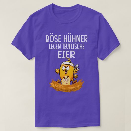 Hoekkippen T-shirt (Design voorkant)