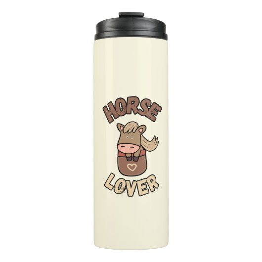 Hoekpaard Thermosbeker (Voorkant)
