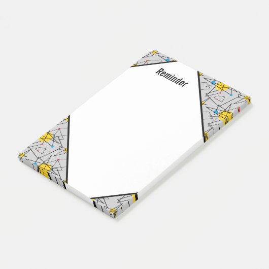 Hoekpatroon voor geometrische retroflectoren post-it® notes (Schuin)