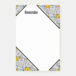 Hoekpatroon voor geometrische retroflectoren post-it® notes