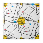 Hoekpatroon voor geometrische retroflectoren tegeltje (Voorkant)