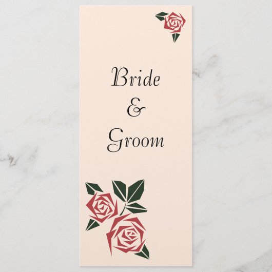 HoekRozen Programmakaart (Voorkant)