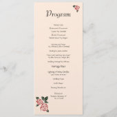 HoekRozen Programmakaart (Achterkant)