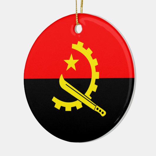 hoekspiegelversiering keramisch ornament (Links)