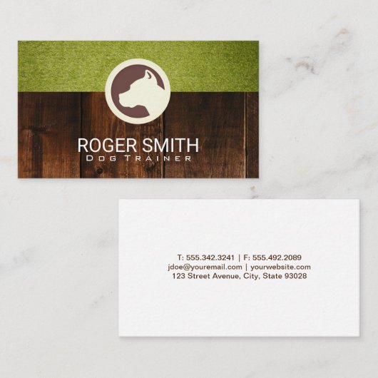 hoektand | hondentraining | Dierenbescherming Visitekaartje (Voorkant / Achterkant)