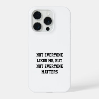 Hoektelefoonhoes Niet Iedereen Is Belangrijk iPhone 15 Pro Case