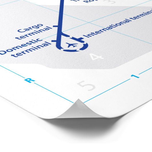 Hoektemperatuurkaart Poster (Hoek)