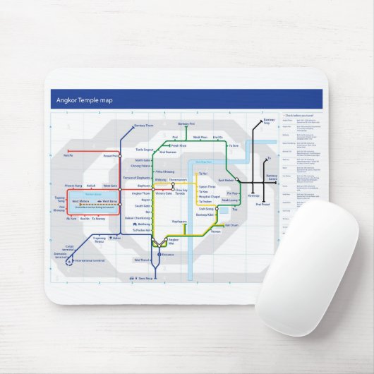 Hoektemple-kaartmuis Muismat (Met muis)