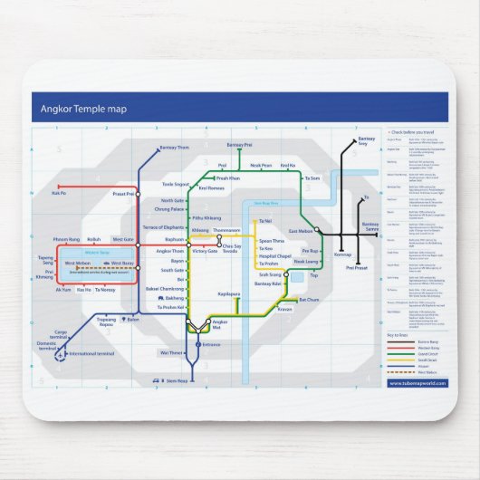 Hoektemple-kaartmuis Muismat (Voorkant)