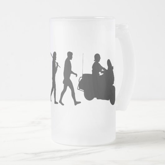 Hoekuitrusting voor wetshandhavingsfunctionarissen matglas bierpul (Voorkant rechts)