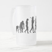 Hoekuitrusting voor wetshandhavingsfunctionarissen matglas bierpul (Voorkant links)