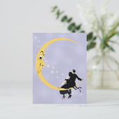 hoekverdraaiing van moonspieren Couple Briefkaart (Staand voorkant)