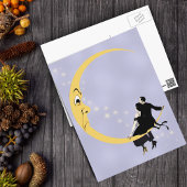 hoekverdraaiing van moonspieren Couple Briefkaart