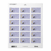  hoekverdraaiing van moonspieren Couple Etiket (Full Sheet)