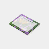 Hoekvleugelvlinder op kegelbloem post-it® notes (Schuin)
