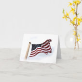 Hoelang kan het de Amerikaanse vlag zwaaien? Kaart (Gele Bloem)