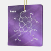 Hoemmolecule Structurele chemische formule Keramisch Ornament (Links)