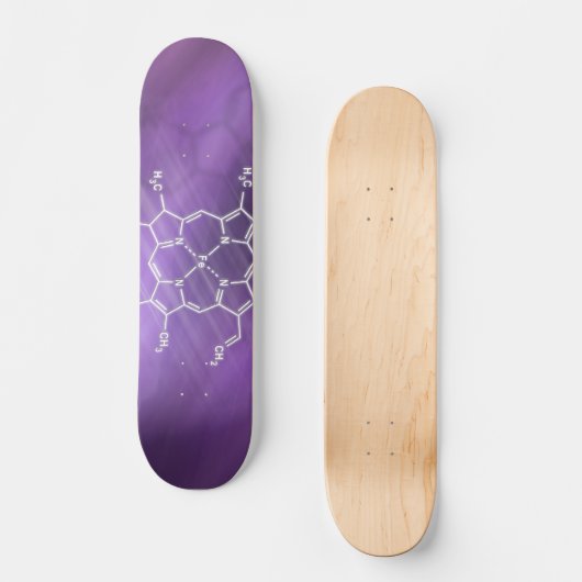 Hoemmolecule Structurele chemische formule Persoonlijk Skateboard (Voorkant)