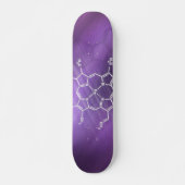 Hoemmolecule Structurele chemische formule Persoonlijk Skateboard (Voorkant)