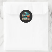 Hoepels Ronde Sticker (Tas)