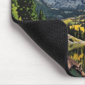 Hoer in de buurt van Maroon Bells Muismat (Hoek)