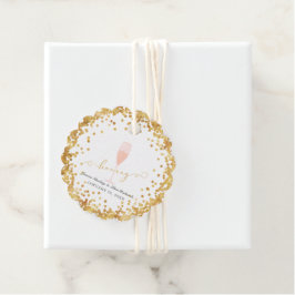 Hoera! Bachelorette Verloving Brunch Bedankjes Labels