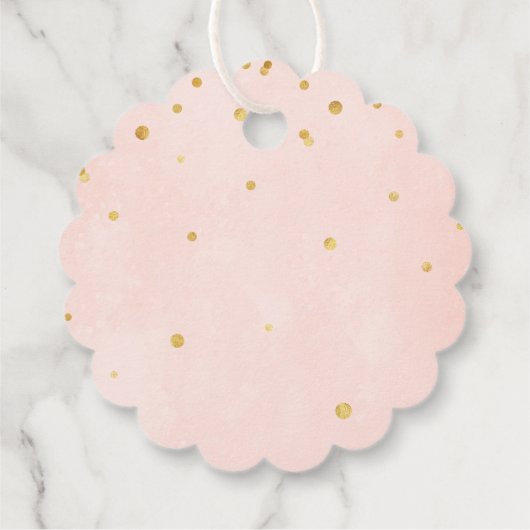 Hoera! Bachelorette Verloving Brunch Bedankjes Labels (Achterkant)