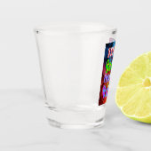 Hoera Brazilië Carnaval Vibes Shot Glas (Links)