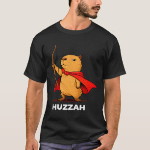 Hoera capybara boogschutter grappige boog meme nov t-shirt