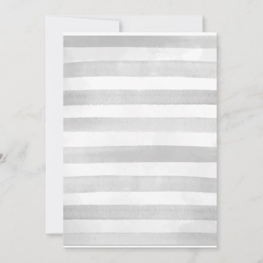 Hoera Elegant Script Fotokaart Bedankkaart (Achterkant)