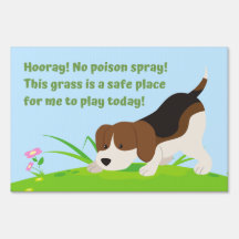 "Hoera! Geen gifspray!" Bericht