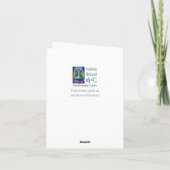 "Hoera!" Gefeliciteerd wenskaart Bedankkaart (Achterkant)