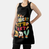 Hoera Het is Kunstdag Kunst Leraar Rainbow Leuke S Schort (Insitu)