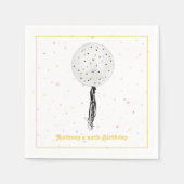 Hoera, het is mijn dag! Verjaardagsfeestballon Servet (Voorkant)