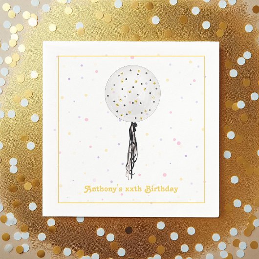 Hoera, het is mijn dag! Verjaardagsfeestballon Servet