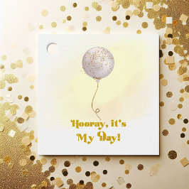 Hoera, het is mijn verjaardag bedankjes labels