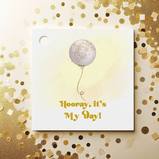 Hoera, het is mijn verjaardag bedankjes labels