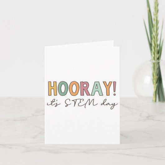 Hoera, het is Stem Day Teacher Specials Squad CK Kaart (Voorkant)