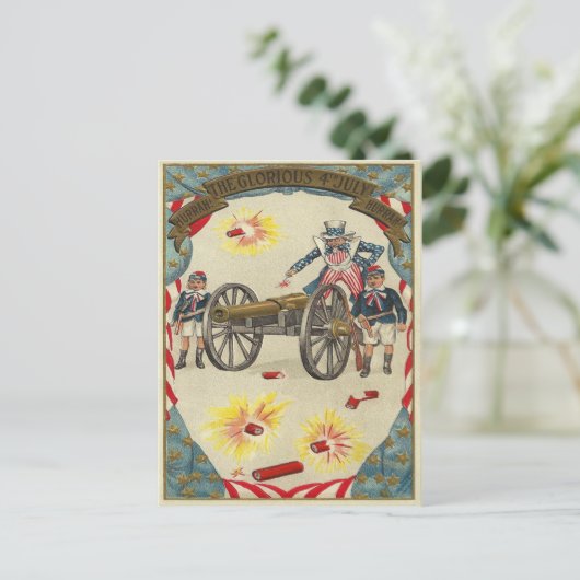 Hoera, hoera briefkaart (Staand voorkant)