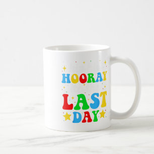 Hoera is de laatste dag van het Afstuderen op scho Koffiemok