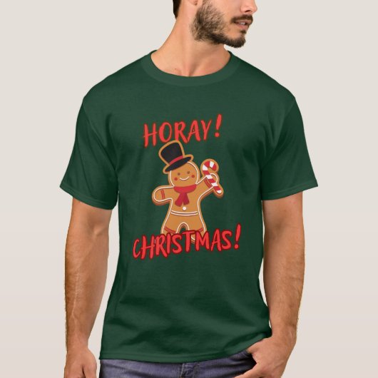 HOERA KERSTMIS! T-SHIRT (Voorkant)