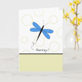 Hoera - Laatste ronde chemo Kaart (Gele Bloem)