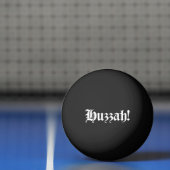 Hoera! {Middeleeuwse typografie} Ping Pong Bal Pingpongbal (Net)
