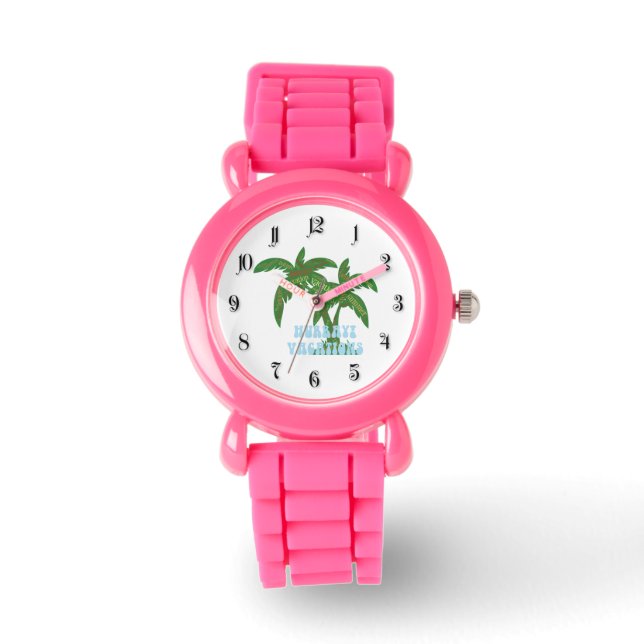 Hoera vakanties horloge (Voorkant)