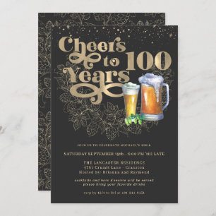 Hoera voor 100 jaar   Milestone verjaardagsfeestje Kaart