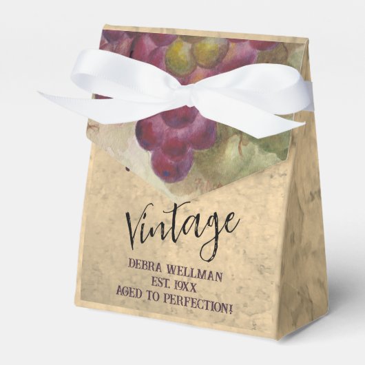 Hoera voor 50 jaar  gunstbox bedankdoosjes (Voorkant Zijde)