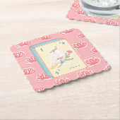 Hoera voor Bird Bam Mahjong Kartonnen Onderzetters (Gebogen)