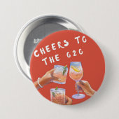 Hoera voor de 620 ronde button 7,6 cm (Voorkant /achterkant)