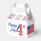 Hoera, voor de Amerikaanse Vierbox Bedankdoosjes (Voorkant Zijde)