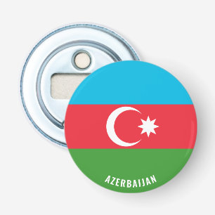 Hoera voor de Azerbeidzjan! Prachtig patriottisch Button Flesopener